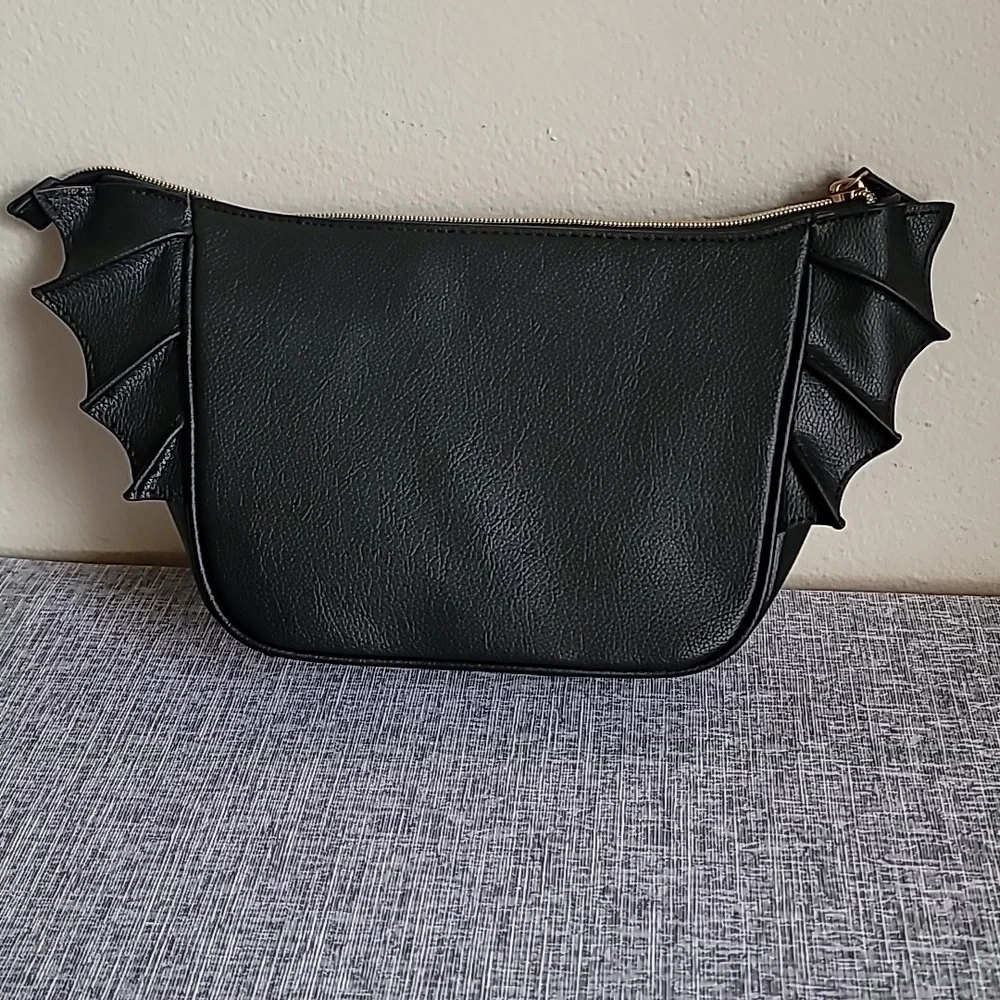 Jeffree Star Bat Wing Cosmetics Bag Case Black Red Limited Edition